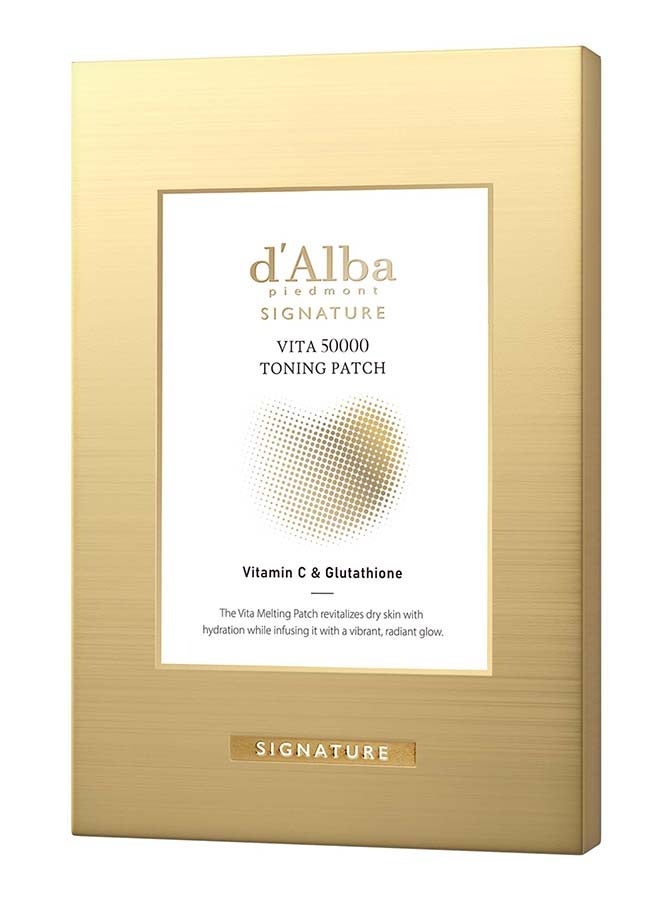 d'Alba Signature Vita 50000 Toning Patch, 0.4g*4ea - Image 1